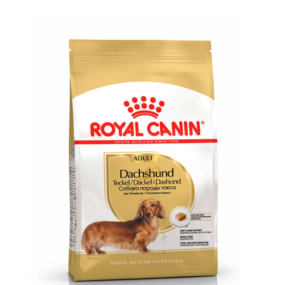 

Royal Canin Dachshund Adult Сухой корм для собак породы такса старше 10 месяцев, 1,5 кг