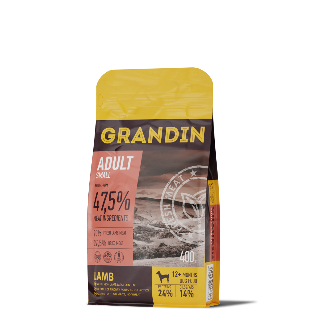 

Grandin Fresh Meat Сухой корм для собак мелких пород, с ягненком, 1,5 кг