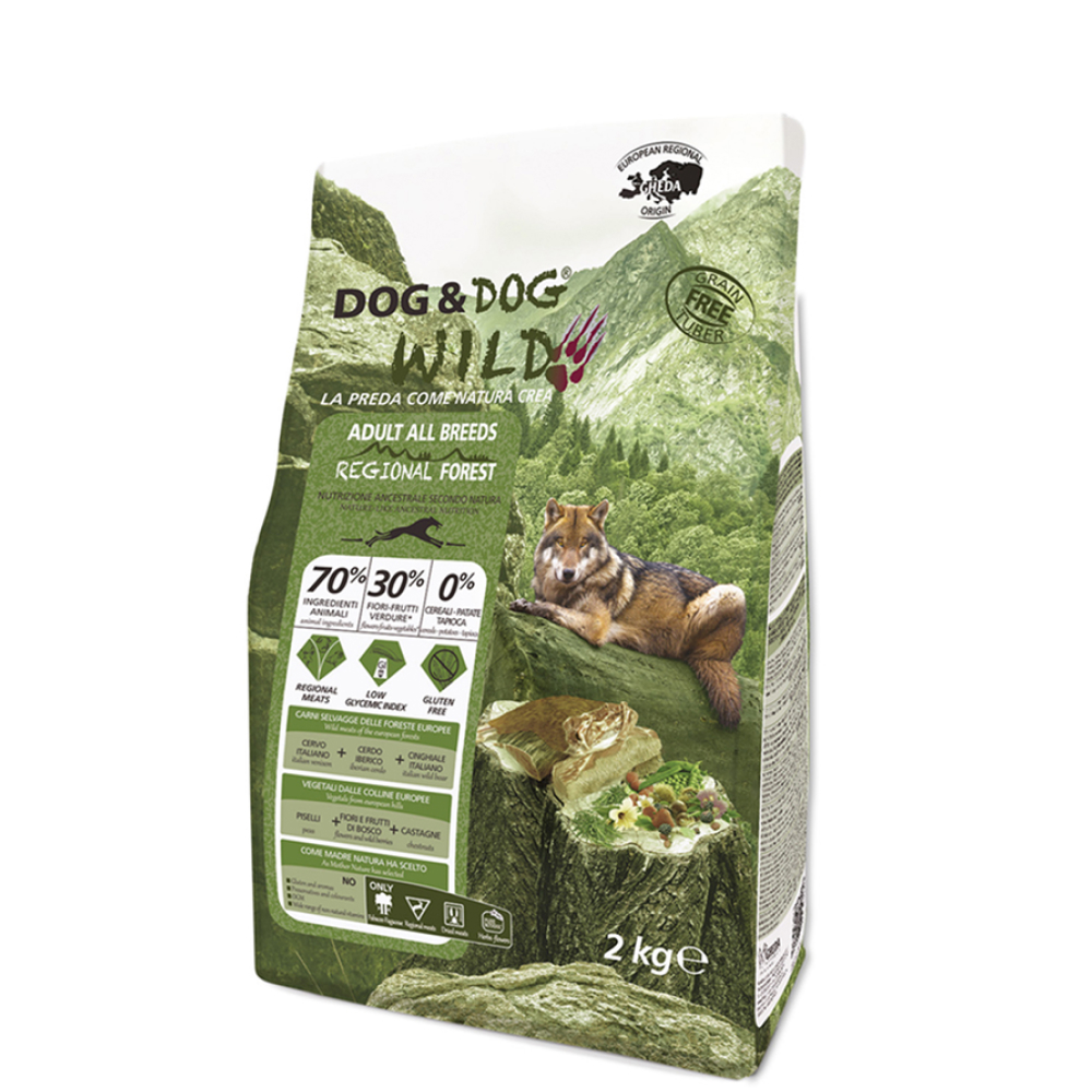 

Dog & Dog Wild Regional Forest Сухой корм для собак, с кабаном, 2 кг