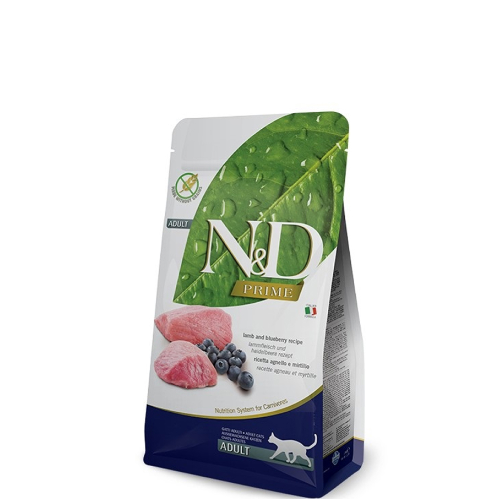 

Farmina N&D Prime Сухой корм для кошек, с ягненком и черникой, 300 гр.