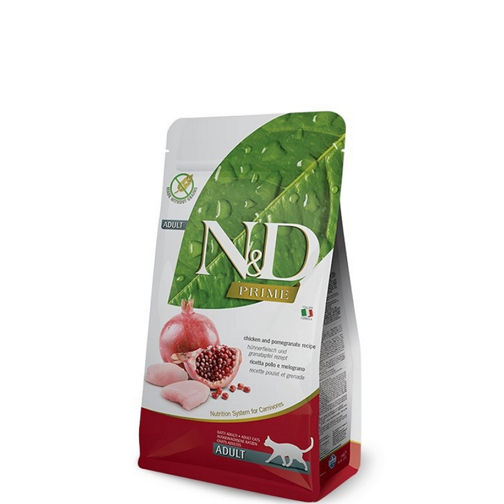 

Farmina N&D Prime Сухой корм для кошек, с курицей и гранатом, 300 гр.