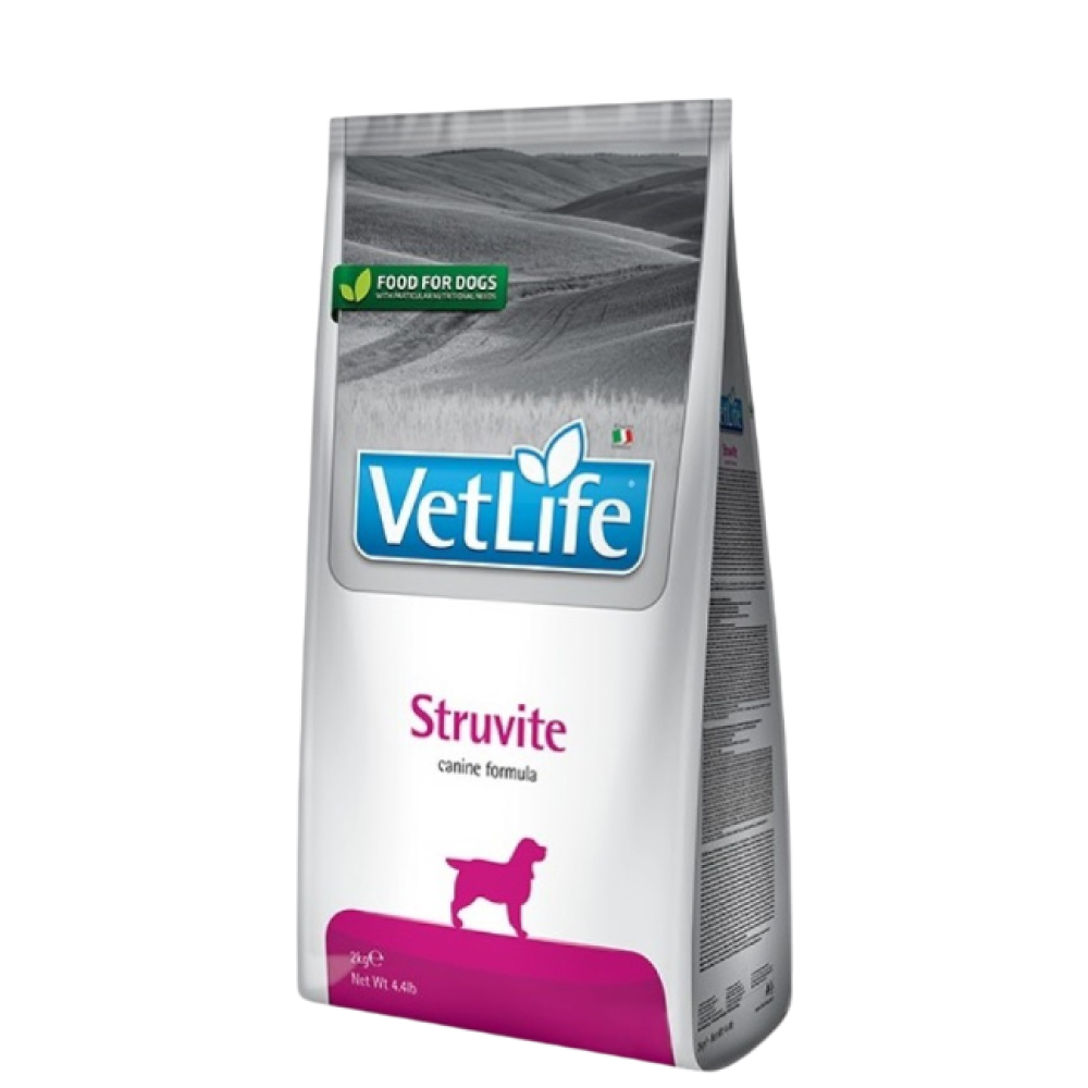 

Farmina Vet Life Dog Struvite Сухой диетический корм для собак при мочекаменной болезни для подавления образования и растворения струвитных уролитов, 2 кг