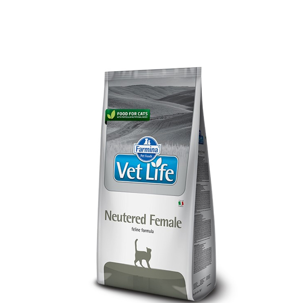 

Farmina Vet Life Neutered Female Сухой диетический корм для стерилизованных кошек, с курицей, 400 гр.