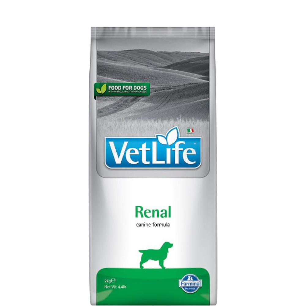 

Farmina Vet Life Renal Сухой диетический корм для собак для поддержания функции почек при почечной недостаточности, 2 кг