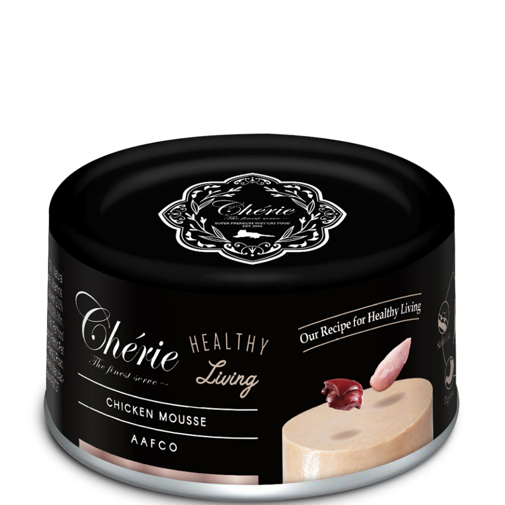 

Pettric Cherie Влажный корм (консервы) для кошек, мусс из курицы, 80 гр.