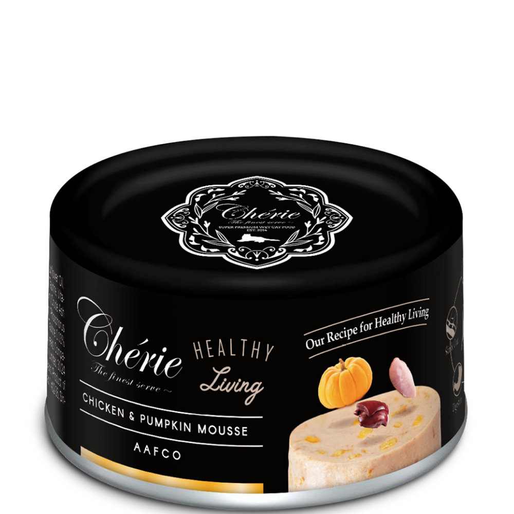 

Pettric Cherie Влажный корм (консервы) для кошек, мусс из курицы с тыквой, 80 гр.