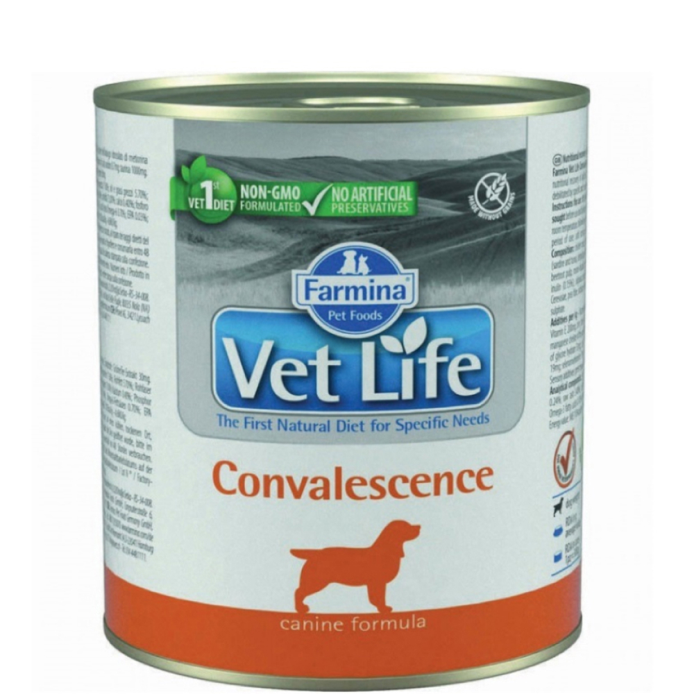 

Farmina Vet Life Convalescence Влажный корм (консервы) для собак в период восстановления и выздоровления, 300 гр.