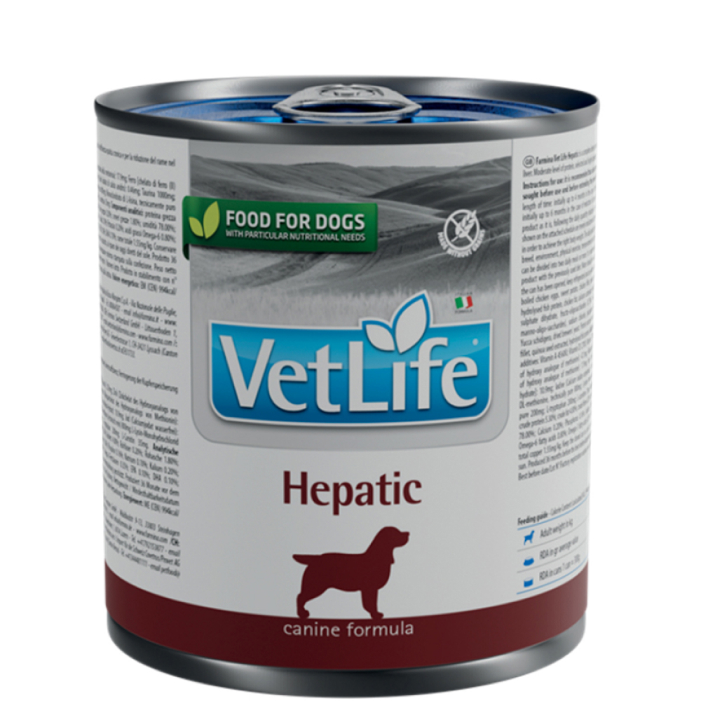 

Farmina Vet Life Hepatic Влажный корм (консервы) для собак при заболевание печени, 300 гр.