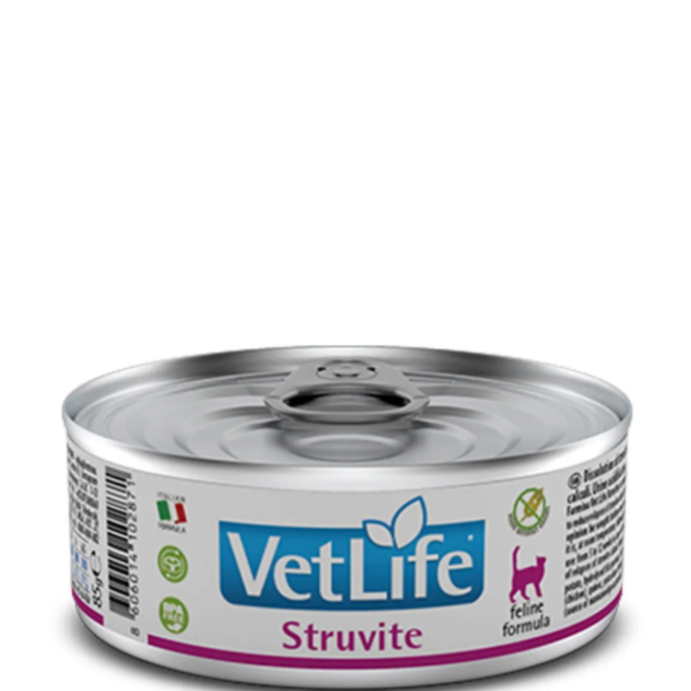 

Farmina Vet Life Struvite Влажный корм (консервы) для кошек при мочекаменной болезни, 85 гр.