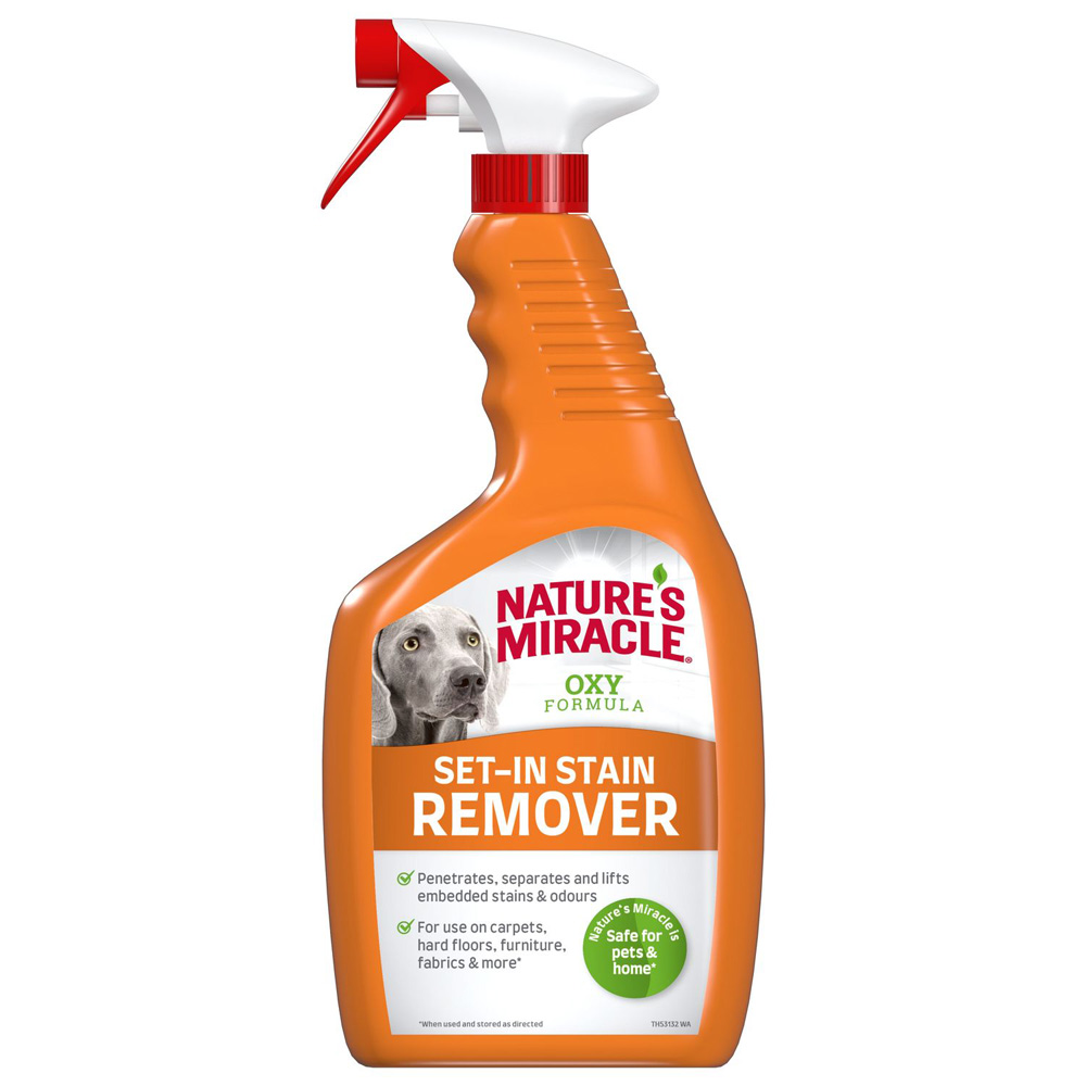 

Nature's Miracle Set-in Stain Remover Спрей уничтожитель пятен и запахов собак, 709 мл
