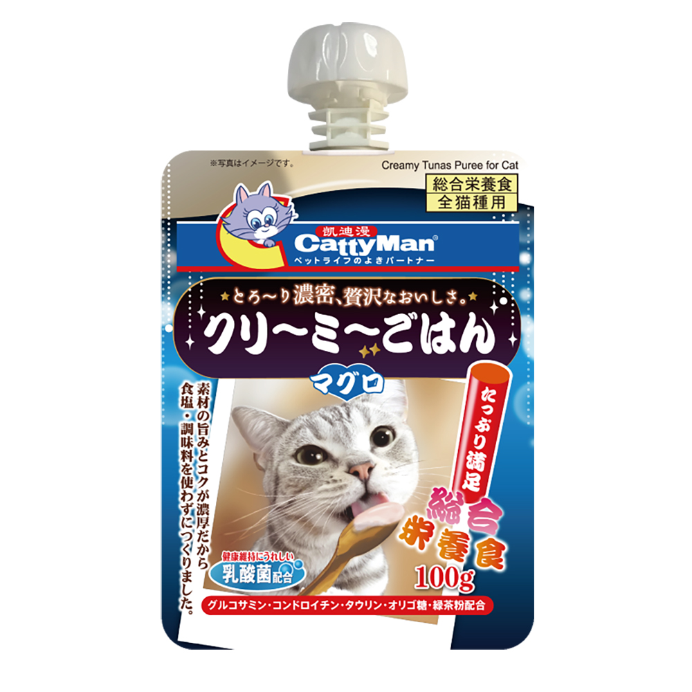 

CATTYMAN Лакомство для кошек сгущёнка на основе тихоокеанского тунца для кошек100г
