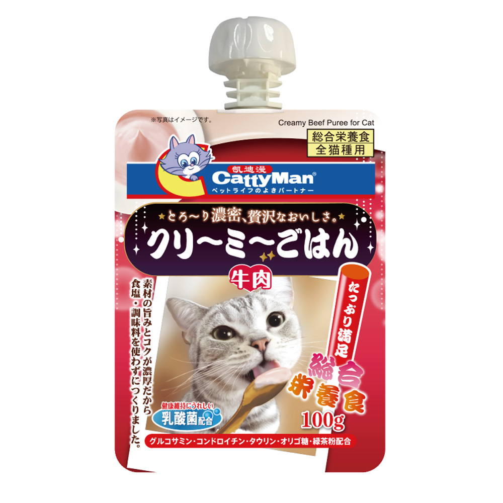 

CATTYMAN Лакомство Сгущёнка на основе японской говядины для кошек и котят, 100 гр.