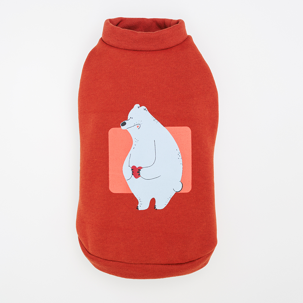 

Petmax Толстовка с медведем для кошек и собак, , терракотовый, Коричневый