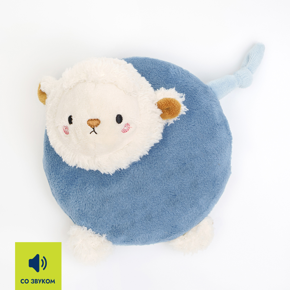 

RURRI Игрушка для собак Овца, 14х13х7,5 см, Разноцветный