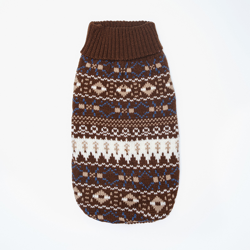 

Petmax Свитер с узорами для кошек и собак, , коричневый
