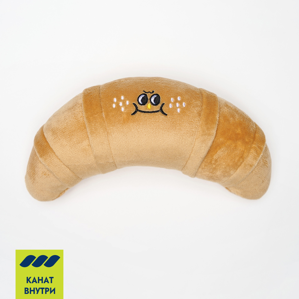 

RURRI Игрушка для собак Круассан, 22х9х6 см, Разноцветный