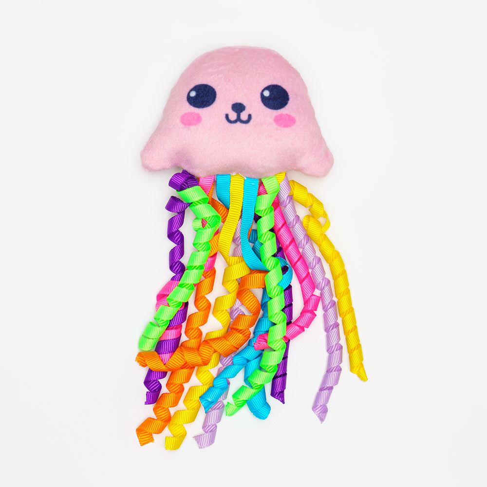 

RURRI Игрушка для кошек Осьминожка, 18х8,5х2,5 см, Разноцветный
