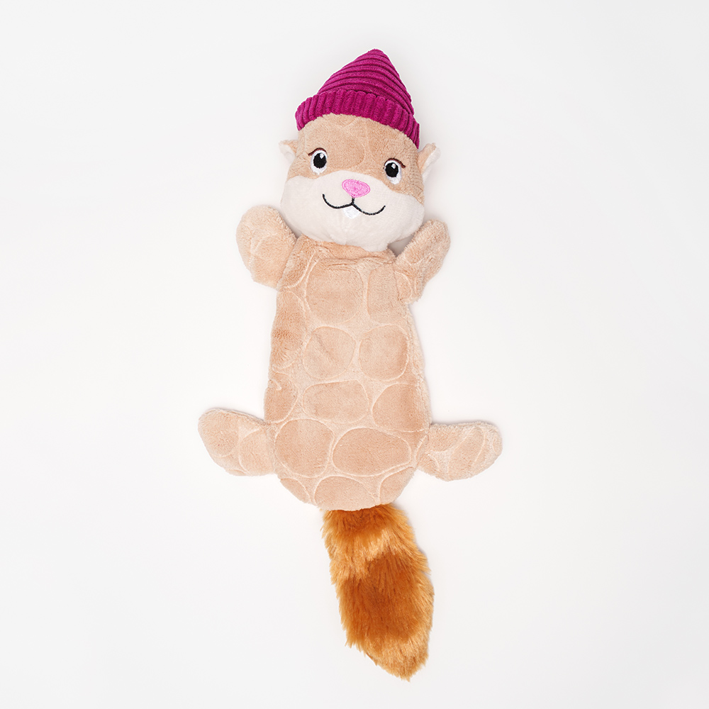 

RURRI Игрушка для собак Кот в шапочке, 41х21х5 см, Разноцветный