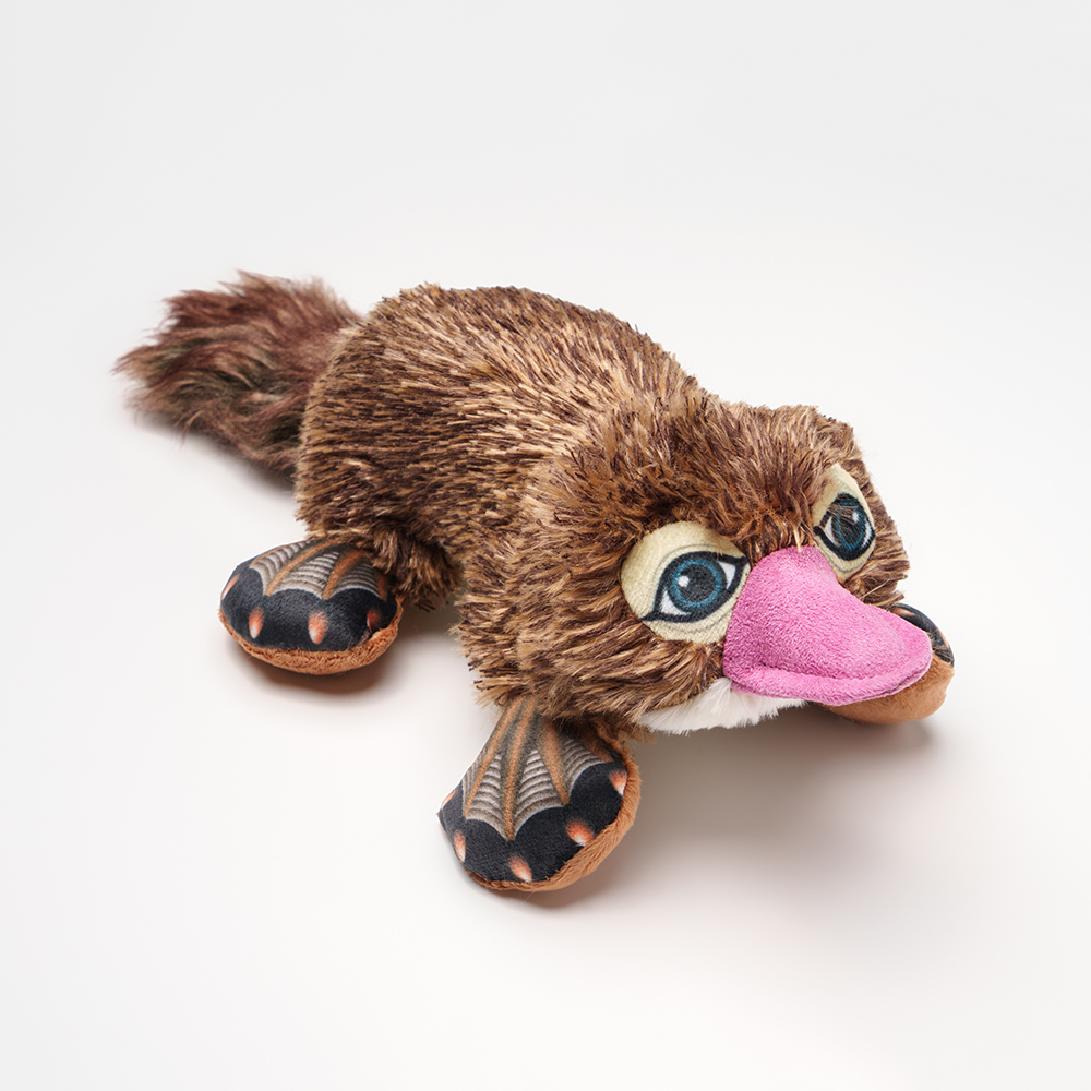 

RURRI Игрушка для собак Утконос, 36х16х11,5 см, Разноцветный