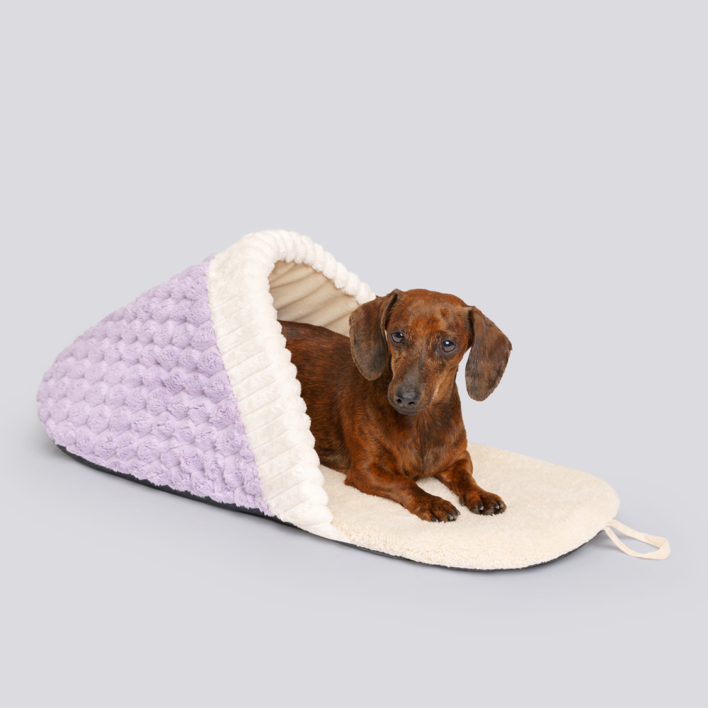 

RURRI Лежак-тапок для кошек и собак Софт, 65х25 см, сиреневый, Фиолетовый