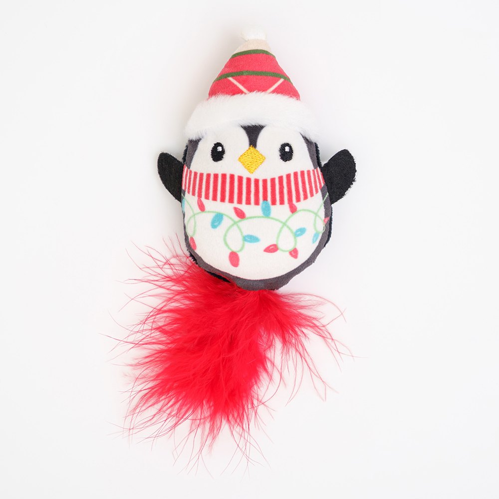 

RURRI Игрушка для кошек Пингвин, 7х3х14 см, Разноцветный