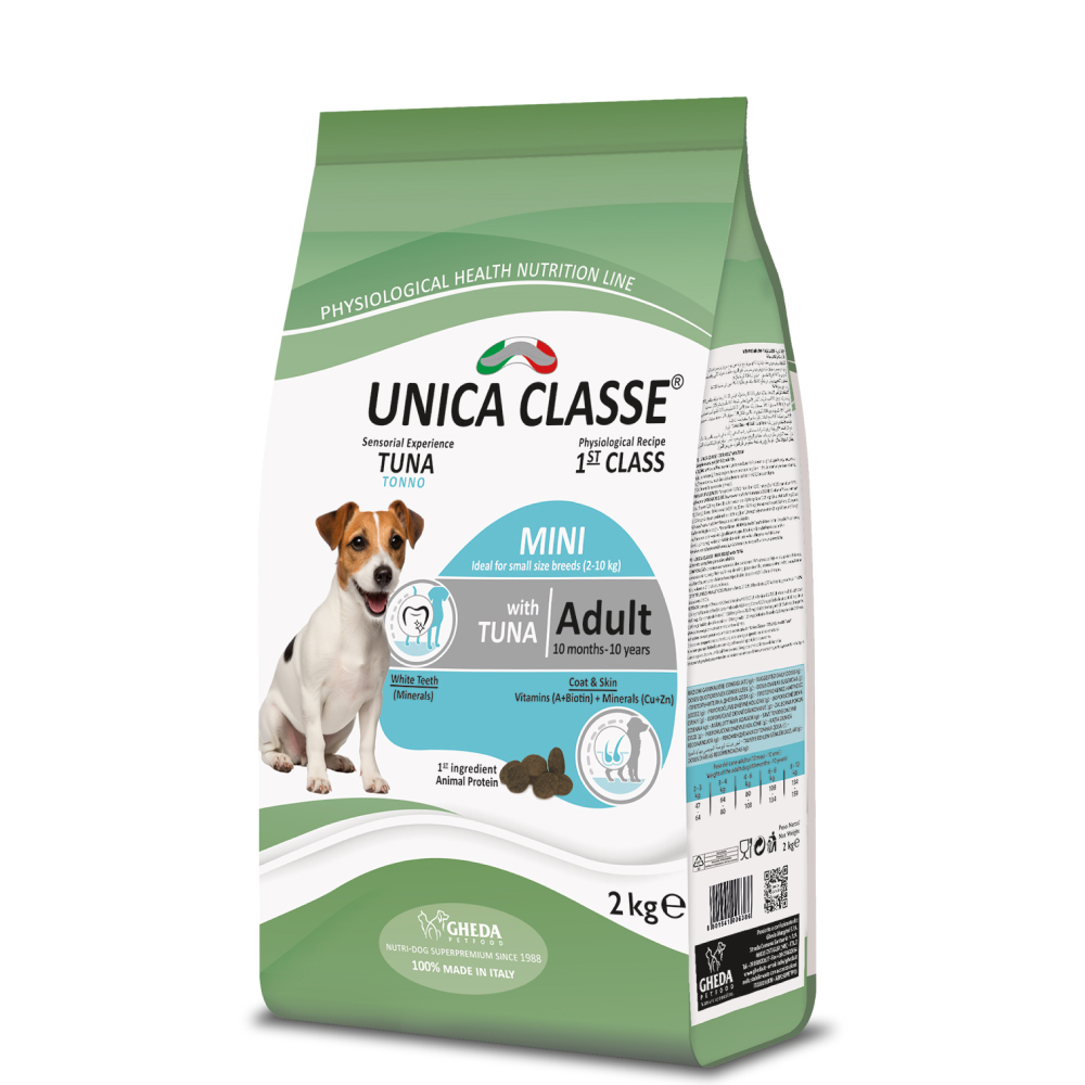 

UNICA Classe Adult Mini Sensitive Сухой корм для собак мелких пород, с тунцом, 2 кг