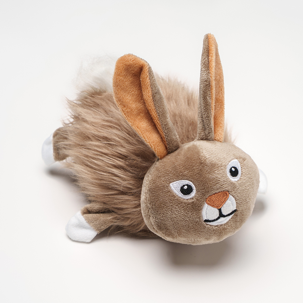

RURRI Игрушка для собак Зайка, 16х8х8 см, Разноцветный