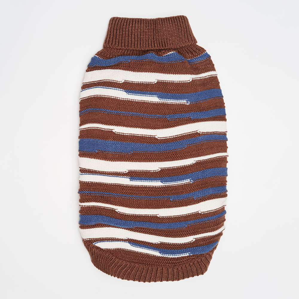 

Petmax Свитер в полоску для кошек и собак, , коричневый
