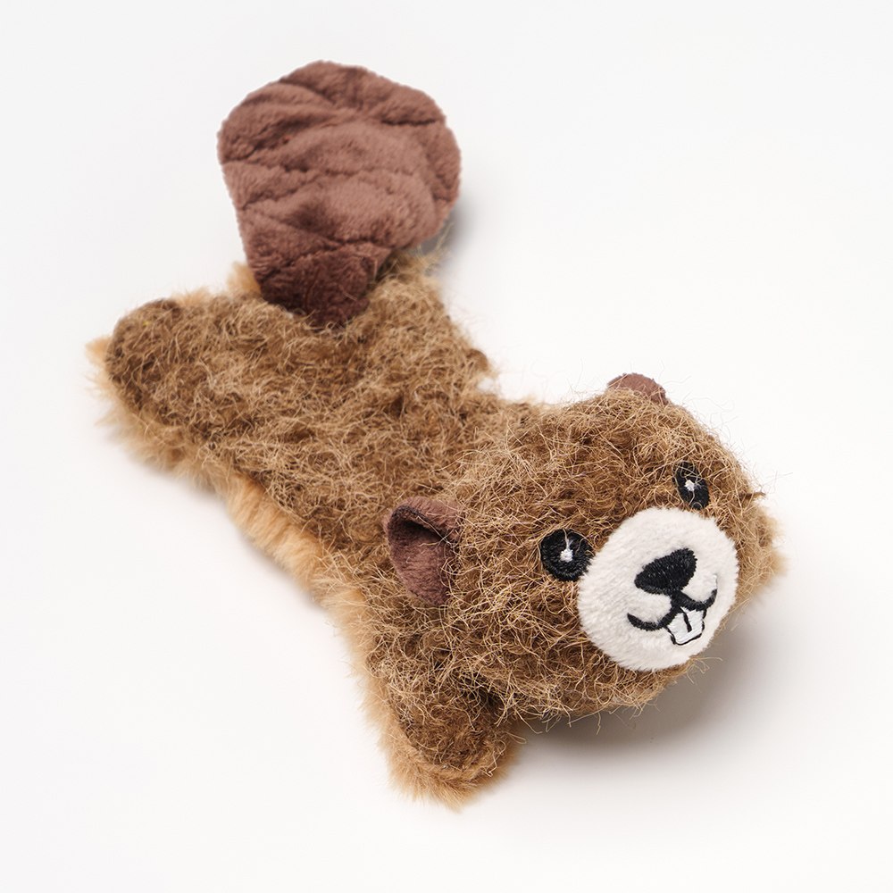 

RURRI Игрушка для собак Бобренок, 15х8х5 см, Разноцветный