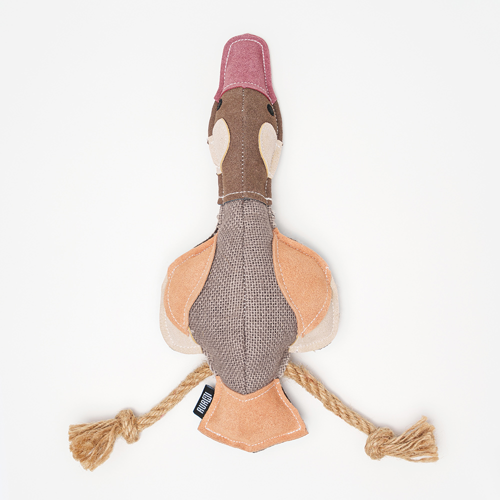 

RURRI Игрушка для собак Утка, 31х13,5х6 см, Разноцветный