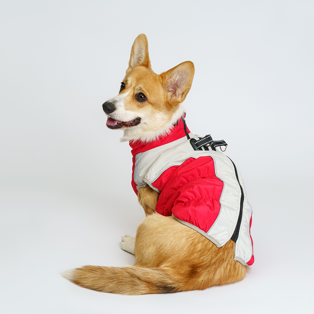 

Petmax Куртка на замке для собак, , красная, Красный