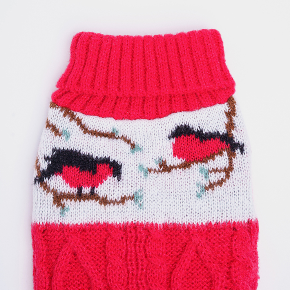 

Petmax Свитер для кошек и собак Снегири, , красный