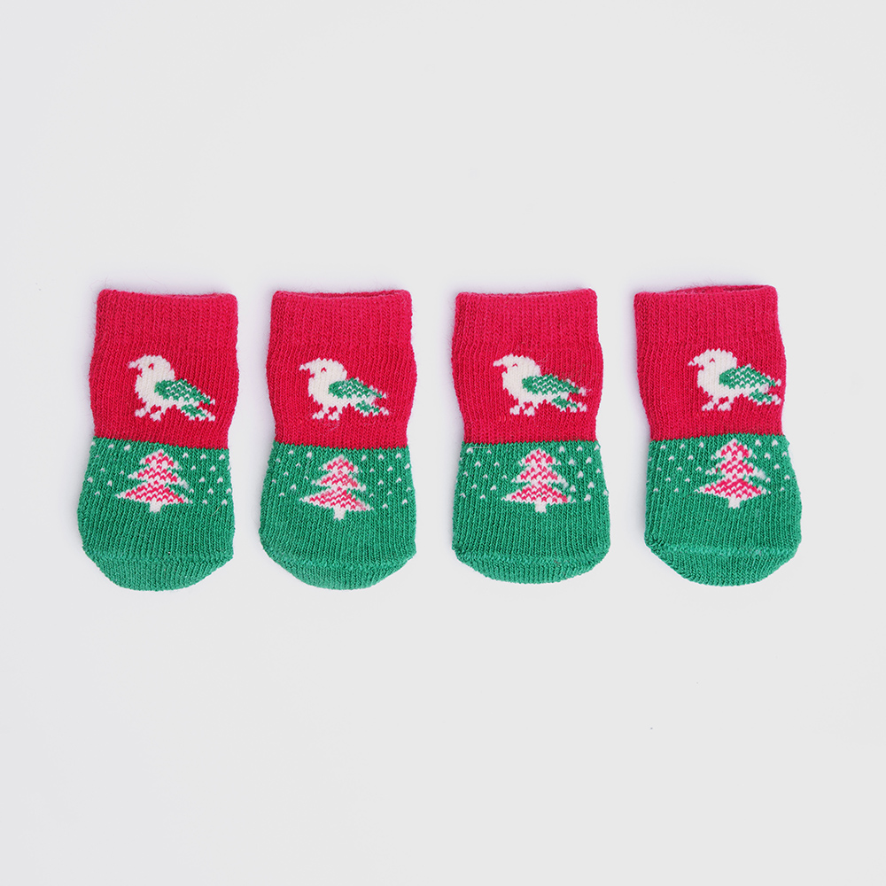 

Petmax Носки для собак Птички, , красный