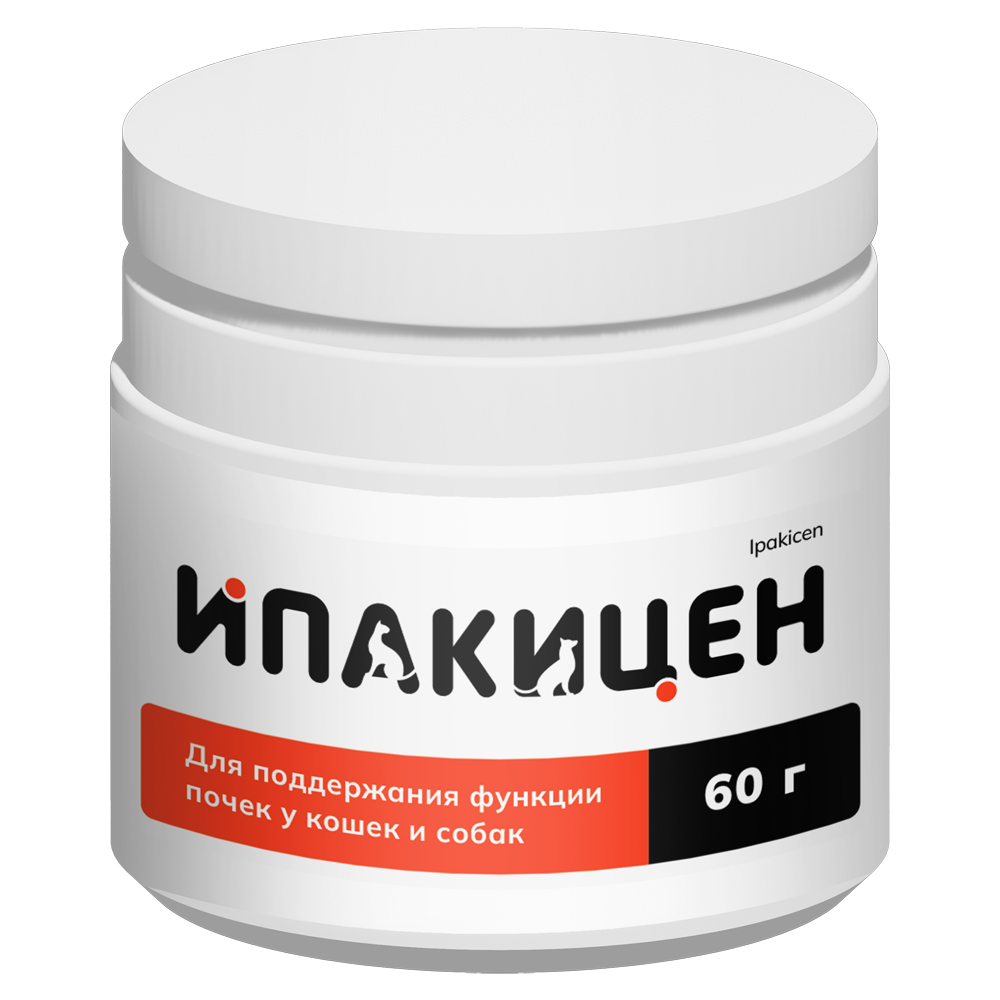 

Apicenna Ипакицен Кормовая добавка для поддержания функции почек у кошек и собак, 60 гр.