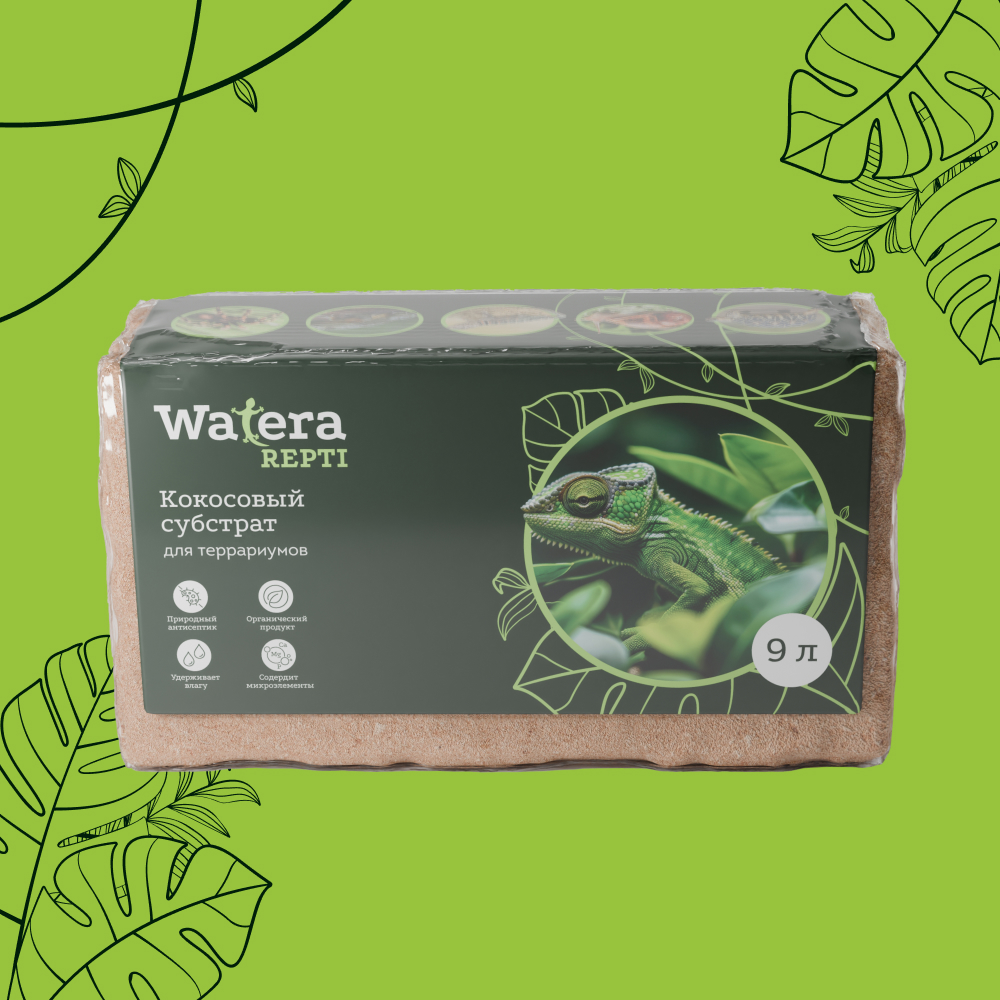 

WATERA Кокосовый субстрат, крошка брикет, 635 гр.