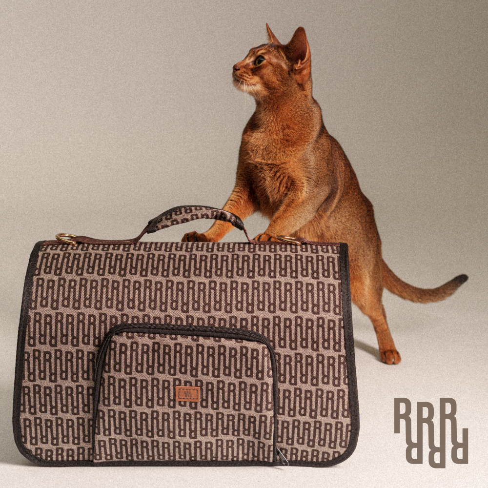 

RURRI Сумка каркасная Империал для кошек и собак мелких пород, 45х25х27 см, коричневый