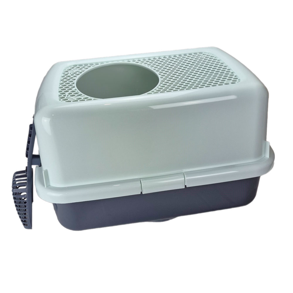 

Dogman Туалет для кошек Лофт, 57х40х33 см, темно-серый