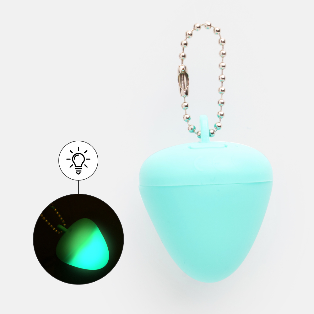 

Rungo Маячок светящийся силиконовый на ошейник для собак, ,, бирюзовый, Голубой