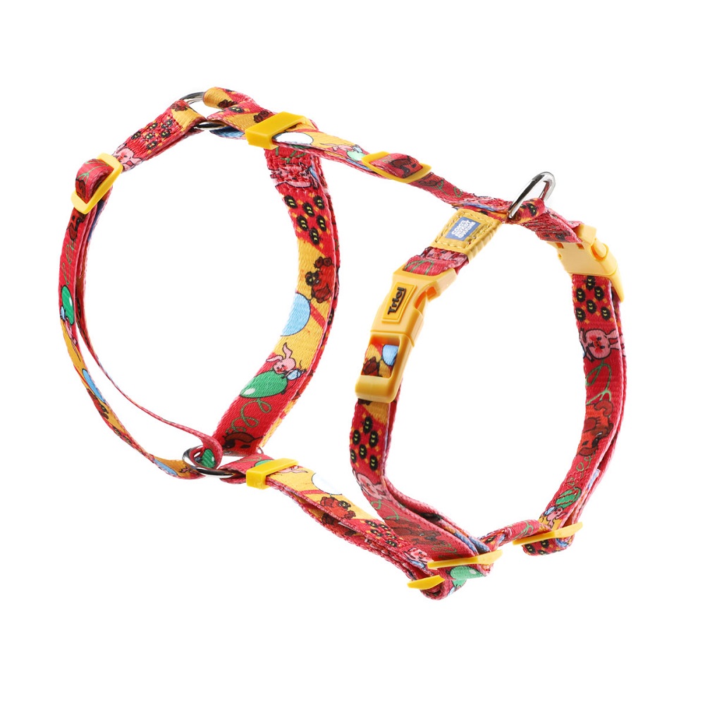 

Triol Шлейка для собак нейлоновая Большой секрет, , обхват груди 50-70 см, ширина 20 мм, красный