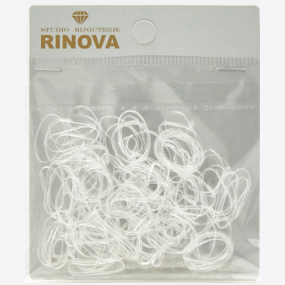 

RINOVA Набор резинок для собачьих волос силикон белый 100 штук