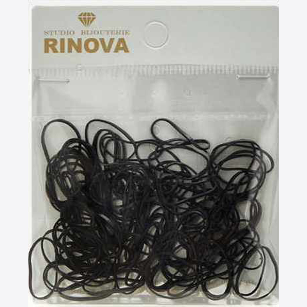 

RINOVA Набор резинок для собачьих волос силикон черный 100 штук