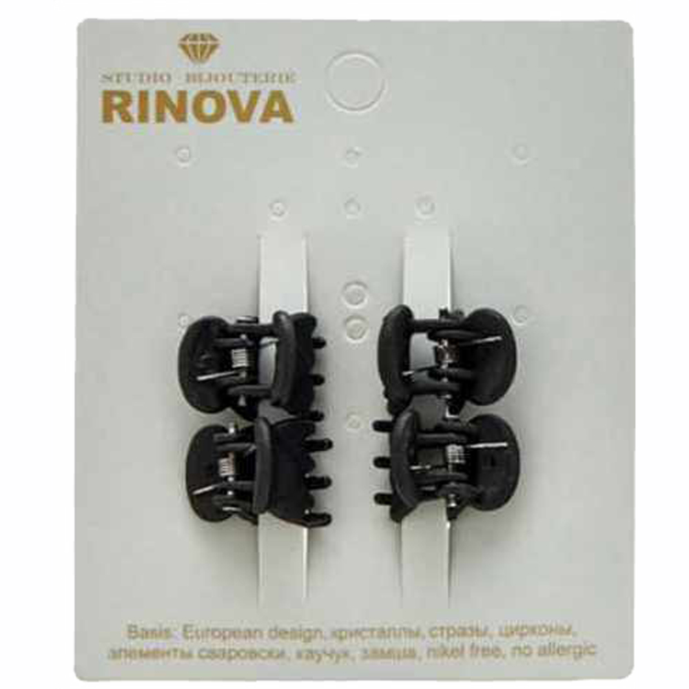 

RINOVA Краб для собачьих волос, малый, черный, 4 шт на бирке