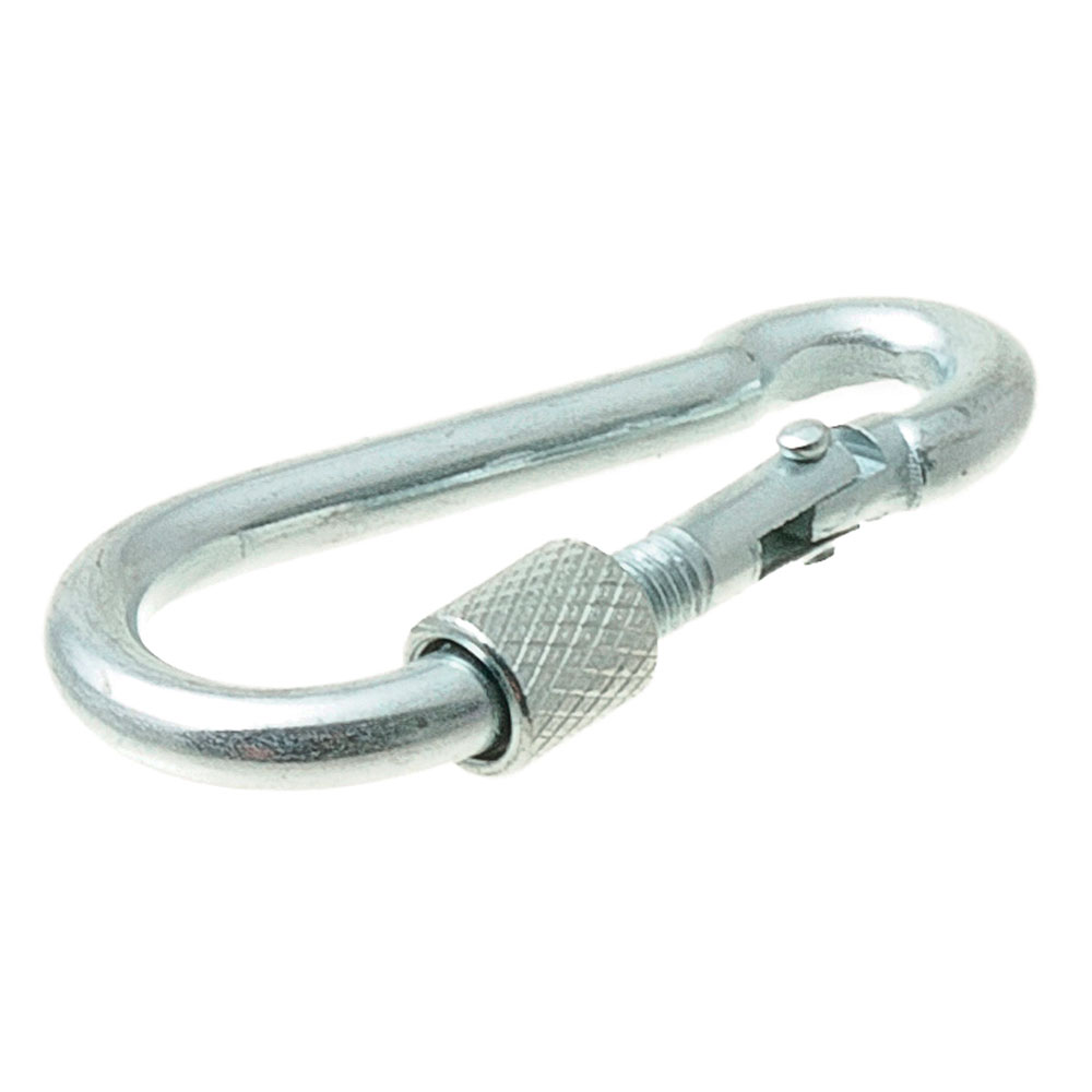 

Pet line Карабин с гайкой для собак, 80х8 мм, серый