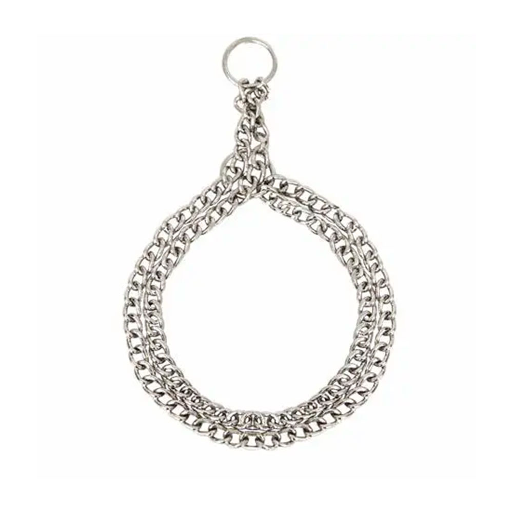 

Trixie Ошейник для собак, обхват шеи 55 см, ширина 2,5 см, серебряный, Серый