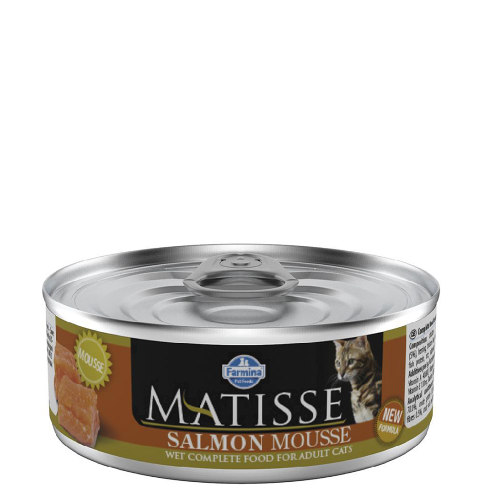 Farmina Matisse Влажный корм для кошек, мусс с лососем, 85 гр