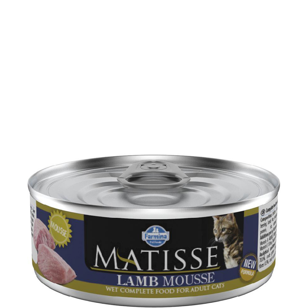 

Farmina Matisse Влажный корм (консервы) для кошек, мусс с ягненком, 85 гр.