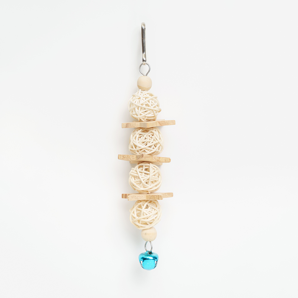 

Petmax Игрушка для птиц Шарики 20х5см, Разноцветный