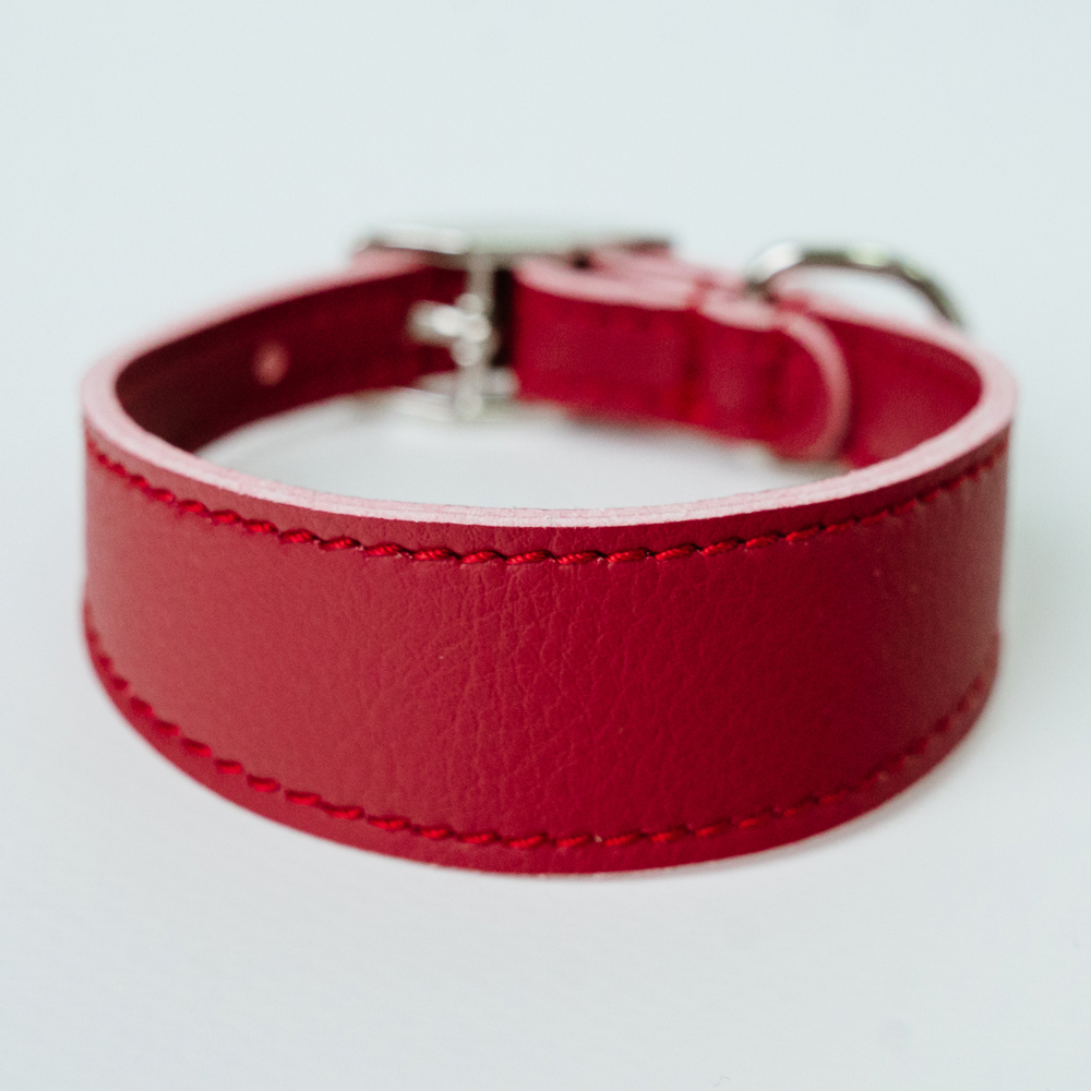 

Аркон Ошейник-селедка для собак Candy, , обхват шеи 21,5-25 см, бордовый, Красный