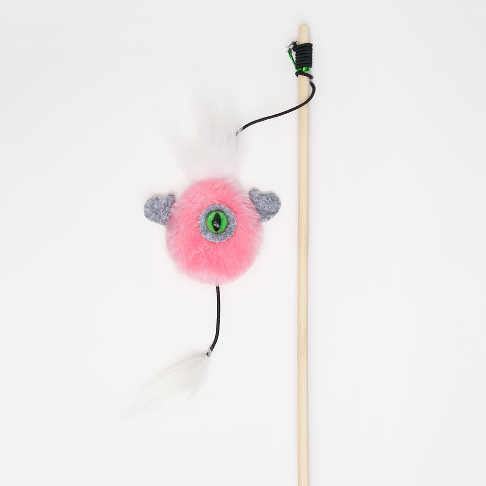 

Pet hobby Игрушка для кошек Дразнилка Монстрик, 50 см, Разноцветный