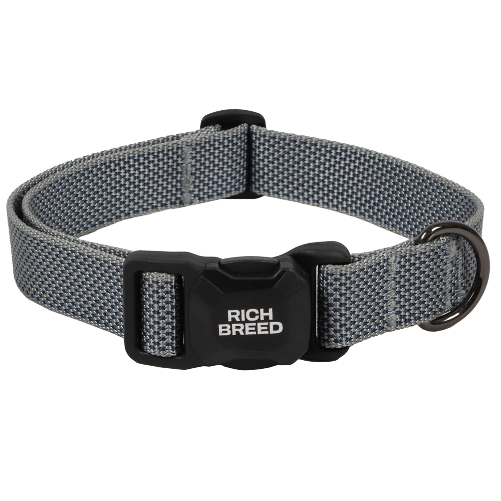 

RICH BREED Ошейник для собак Unreal, , обхват шеи 28-45 см, ширина 2 см, серый